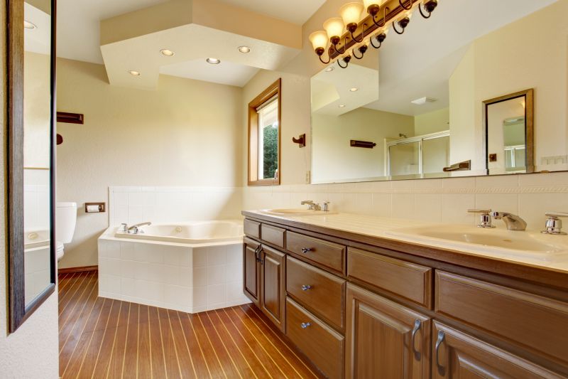 Bathroom with smart lighting system