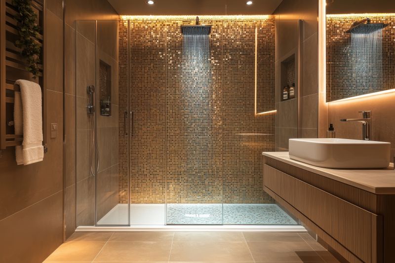 Luxury shower with multiple jets