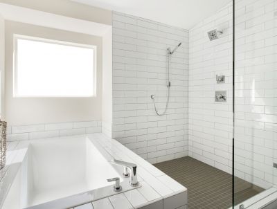 Open Concept Bathroom Layout